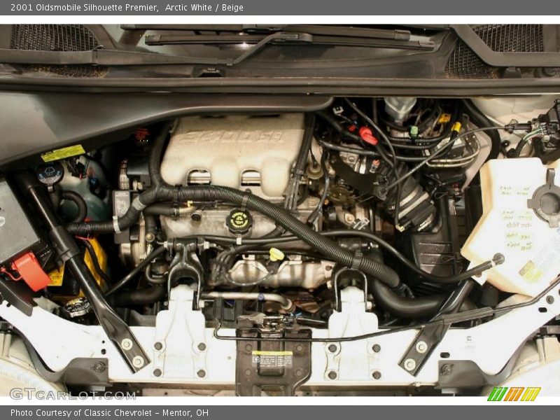 Arctic White / Beige 2001 Oldsmobile Silhouette Premier