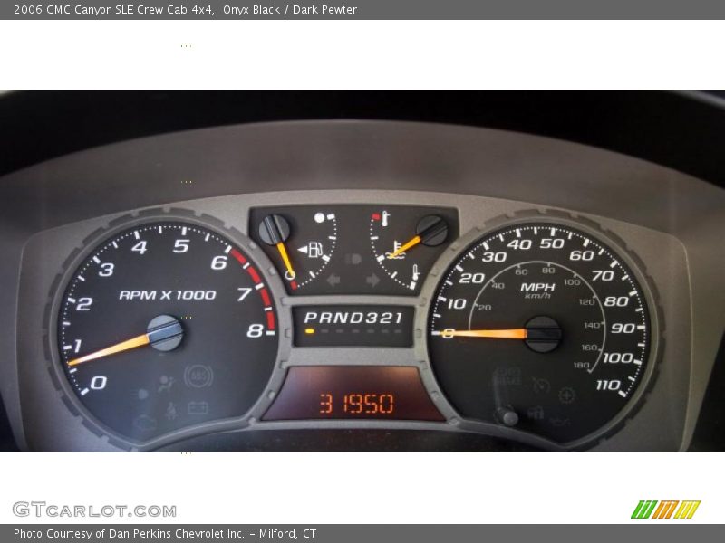 Onyx Black / Dark Pewter 2006 GMC Canyon SLE Crew Cab 4x4