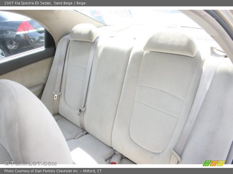 Sand Beige / Beige 2007 Kia Spectra EX Sedan