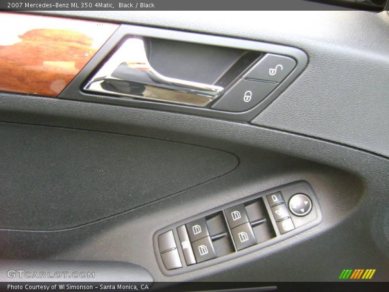 Black / Black 2007 Mercedes-Benz ML 350 4Matic