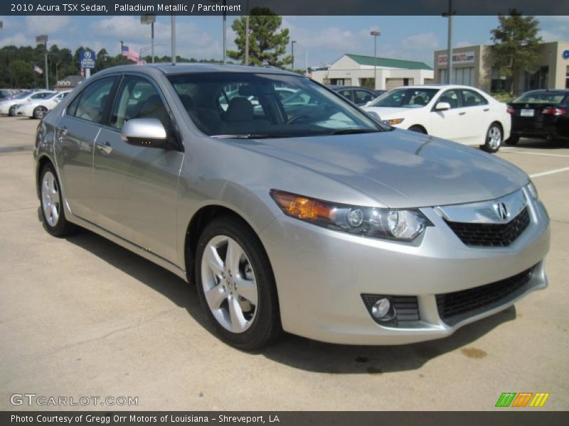 Palladium Metallic / Parchment 2010 Acura TSX Sedan