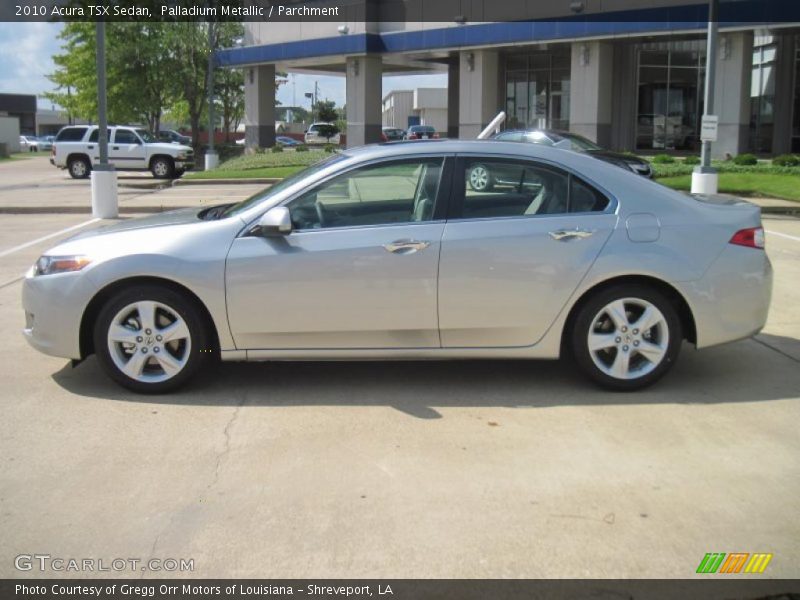 Palladium Metallic / Parchment 2010 Acura TSX Sedan