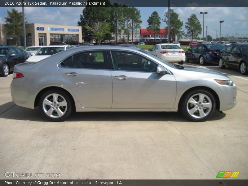 Palladium Metallic / Parchment 2010 Acura TSX Sedan