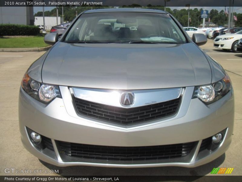 Palladium Metallic / Parchment 2010 Acura TSX Sedan