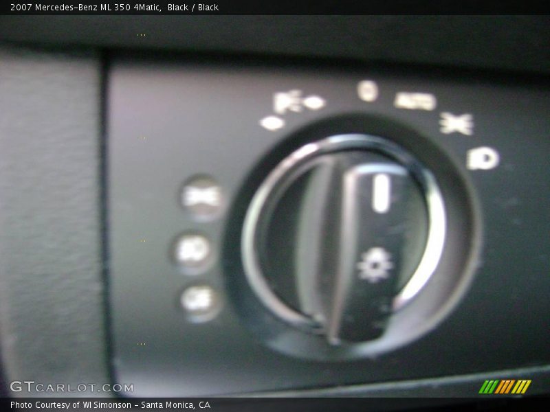 Black / Black 2007 Mercedes-Benz ML 350 4Matic