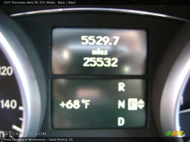 Black / Black 2007 Mercedes-Benz ML 350 4Matic