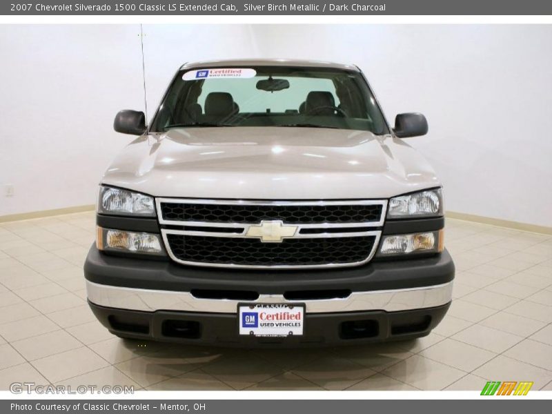 Silver Birch Metallic / Dark Charcoal 2007 Chevrolet Silverado 1500 Classic LS Extended Cab