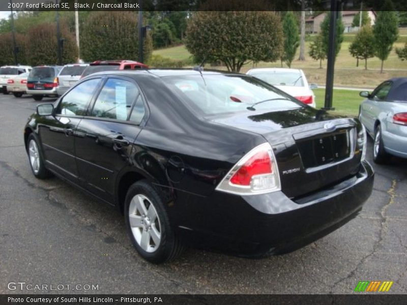 Black / Charcoal Black 2007 Ford Fusion SE