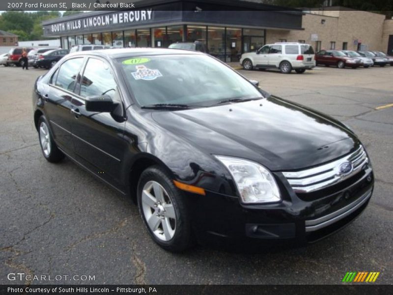 Black / Charcoal Black 2007 Ford Fusion SE