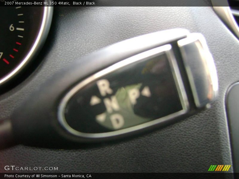 Black / Black 2007 Mercedes-Benz ML 350 4Matic
