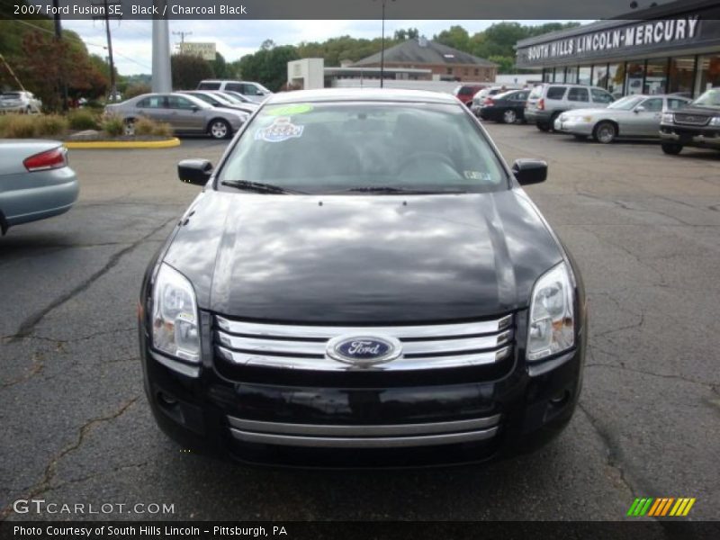 Black / Charcoal Black 2007 Ford Fusion SE