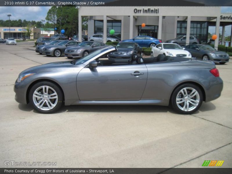 Graphite Shadow / Graphite 2010 Infiniti G 37 Convertible