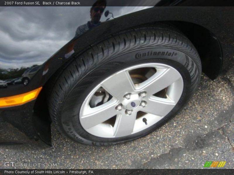 Black / Charcoal Black 2007 Ford Fusion SE