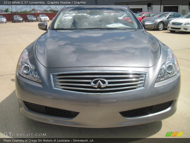 Graphite Shadow / Graphite 2010 Infiniti G 37 Convertible