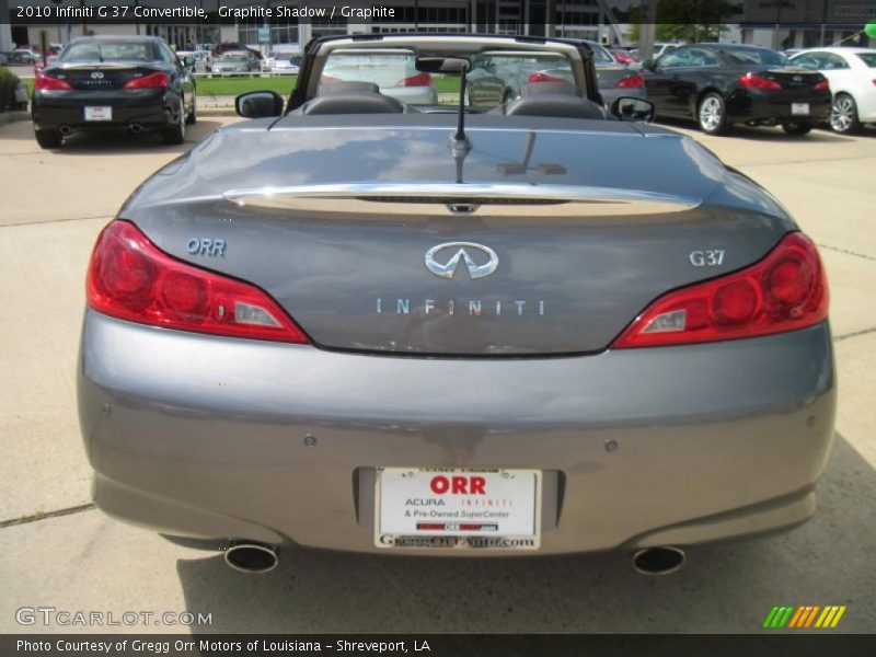 Graphite Shadow / Graphite 2010 Infiniti G 37 Convertible