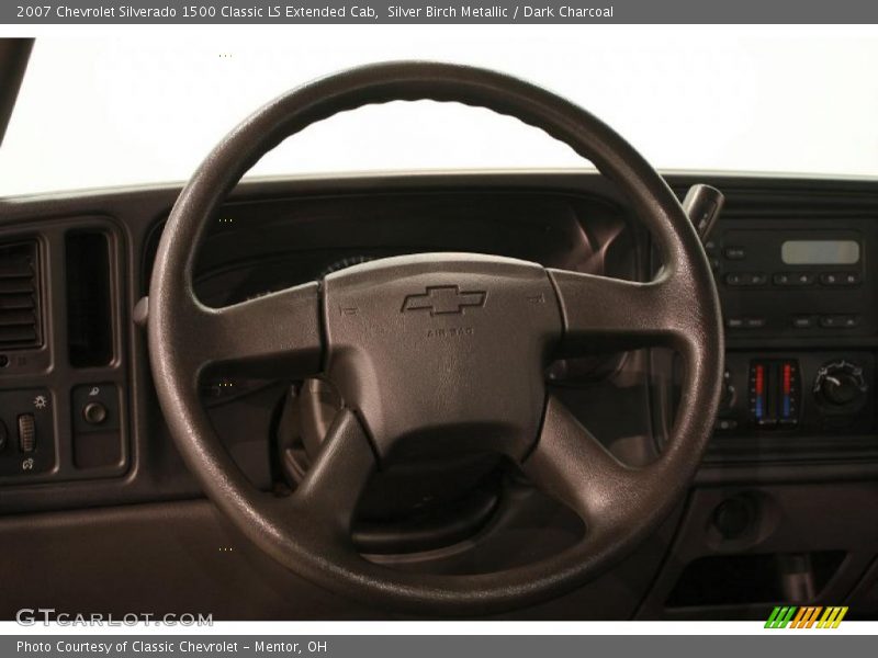 Silver Birch Metallic / Dark Charcoal 2007 Chevrolet Silverado 1500 Classic LS Extended Cab