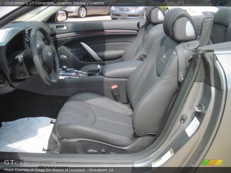  2010 G 37 Convertible Graphite Interior