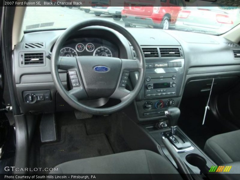 Black / Charcoal Black 2007 Ford Fusion SE