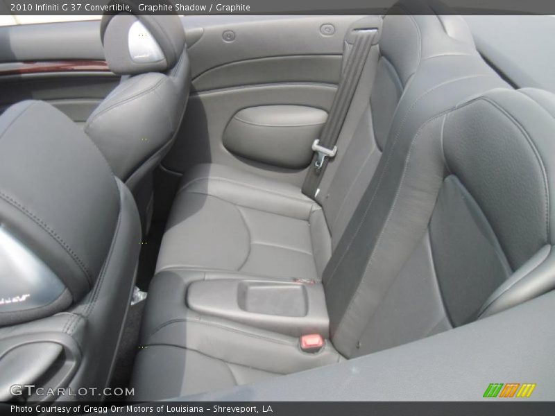 2010 G 37 Convertible Graphite Interior