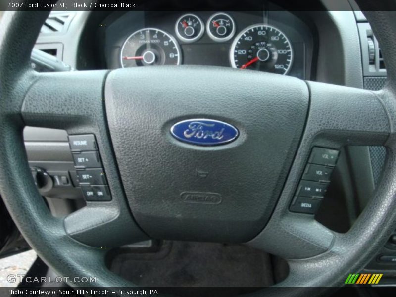 Black / Charcoal Black 2007 Ford Fusion SE