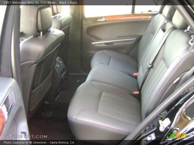 Black / Black 2007 Mercedes-Benz ML 350 4Matic
