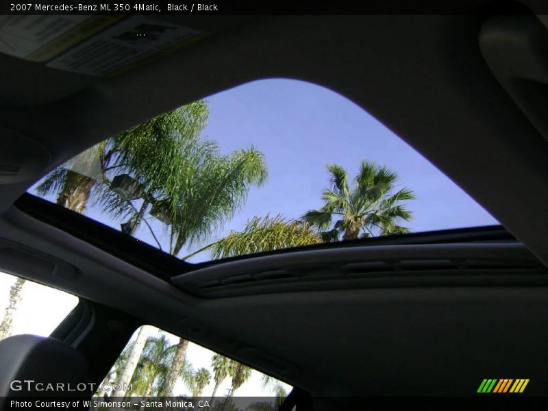 Black / Black 2007 Mercedes-Benz ML 350 4Matic