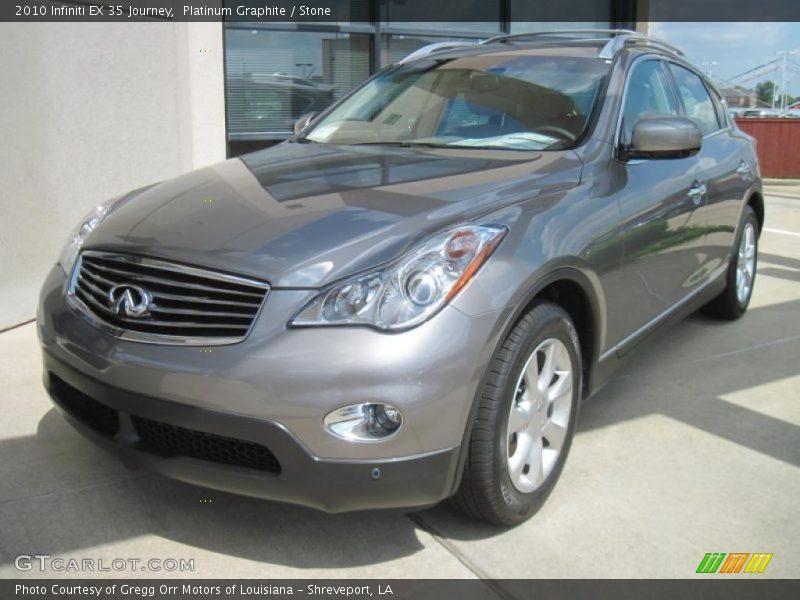 Platinum Graphite / Stone 2010 Infiniti EX 35 Journey