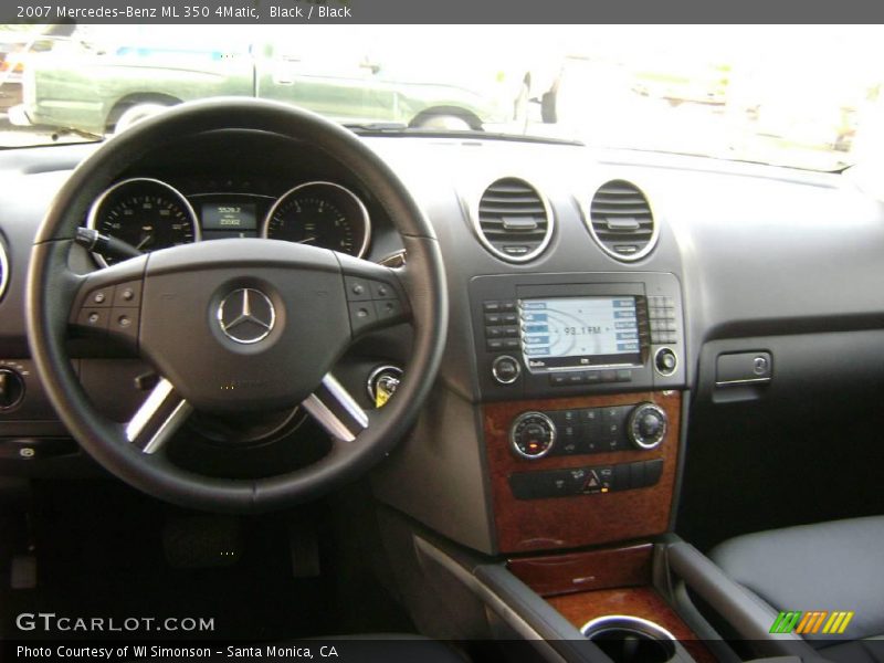 Black / Black 2007 Mercedes-Benz ML 350 4Matic