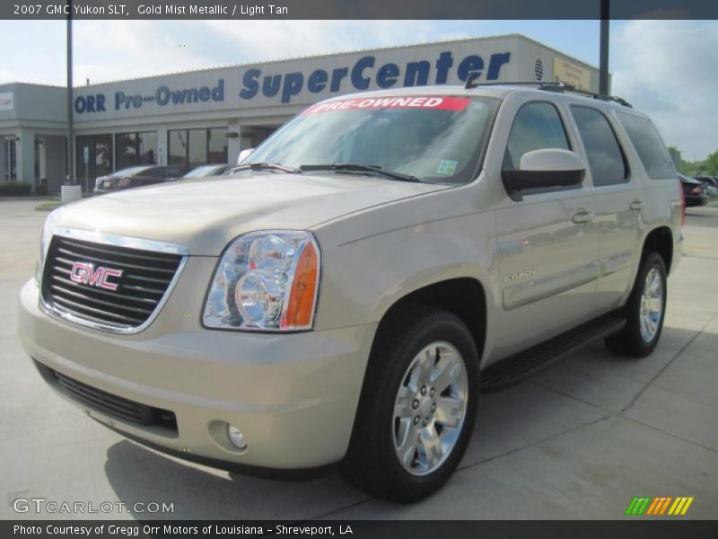 Gold Mist Metallic / Light Tan 2007 GMC Yukon SLT