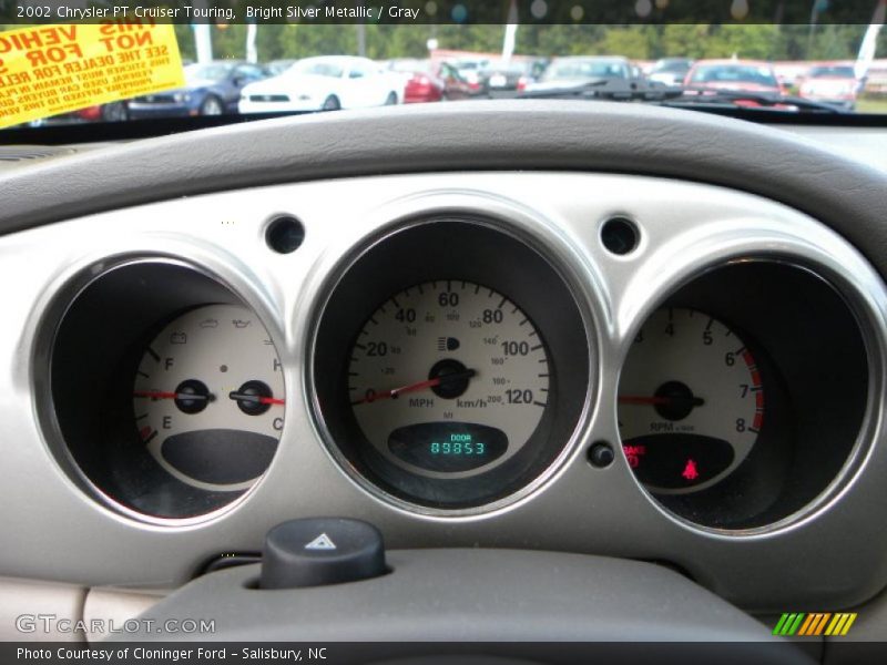Bright Silver Metallic / Gray 2002 Chrysler PT Cruiser Touring