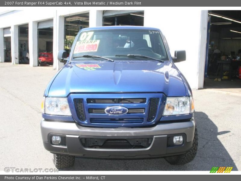 Vista Blue Metallic / Medium Dark Flint 2007 Ford Ranger FX4 SuperCab 4x4