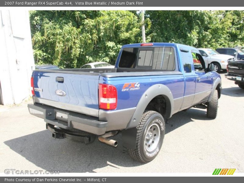 Vista Blue Metallic / Medium Dark Flint 2007 Ford Ranger FX4 SuperCab 4x4
