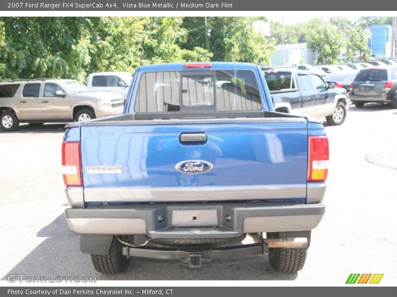 Vista Blue Metallic / Medium Dark Flint 2007 Ford Ranger FX4 SuperCab 4x4
