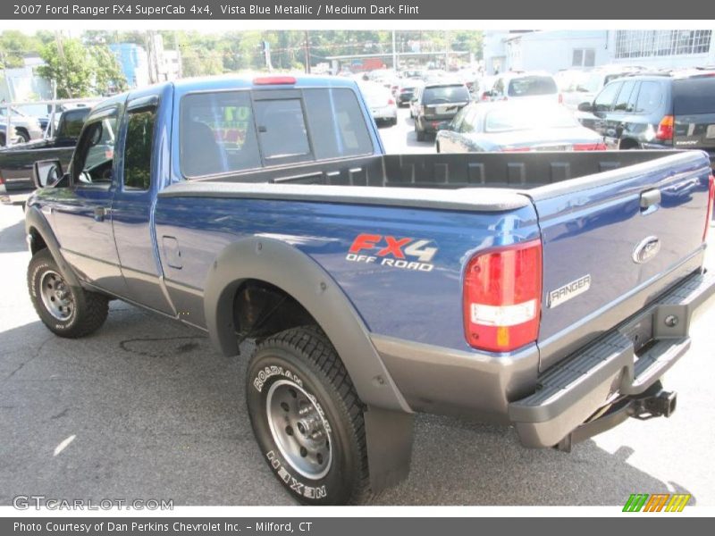 Vista Blue Metallic / Medium Dark Flint 2007 Ford Ranger FX4 SuperCab 4x4