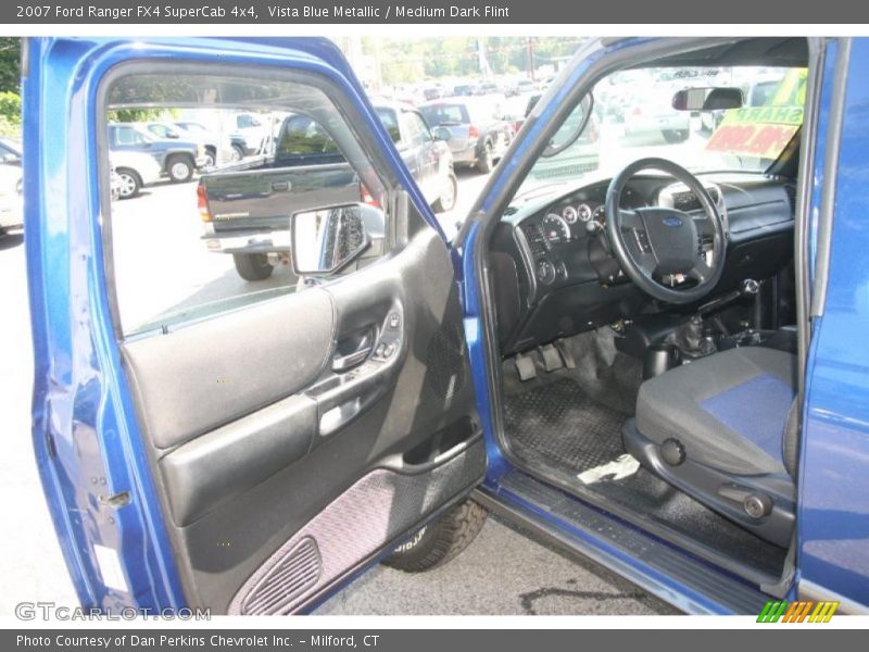 Vista Blue Metallic / Medium Dark Flint 2007 Ford Ranger FX4 SuperCab 4x4
