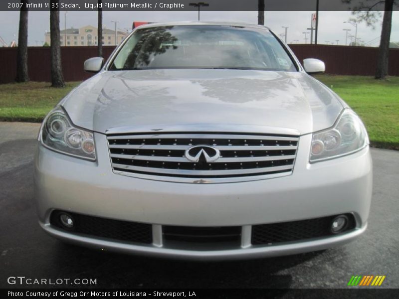 Liquid Platinum Metallic / Graphite 2007 Infiniti M 35 Sedan