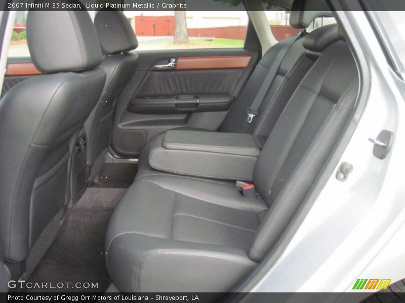 Liquid Platinum Metallic / Graphite 2007 Infiniti M 35 Sedan
