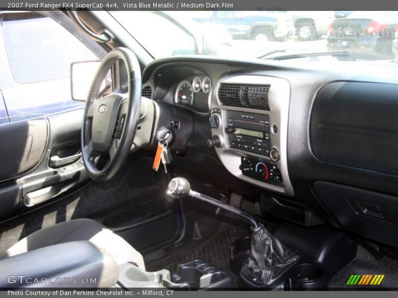 Vista Blue Metallic / Medium Dark Flint 2007 Ford Ranger FX4 SuperCab 4x4