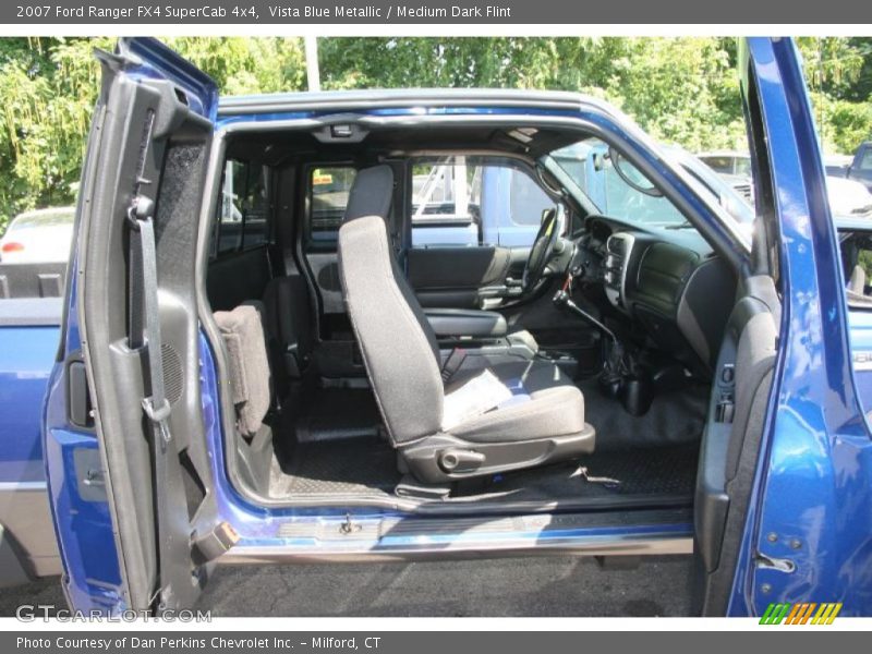 Vista Blue Metallic / Medium Dark Flint 2007 Ford Ranger FX4 SuperCab 4x4
