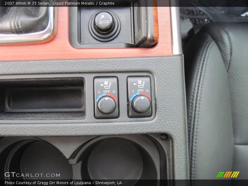 Liquid Platinum Metallic / Graphite 2007 Infiniti M 35 Sedan