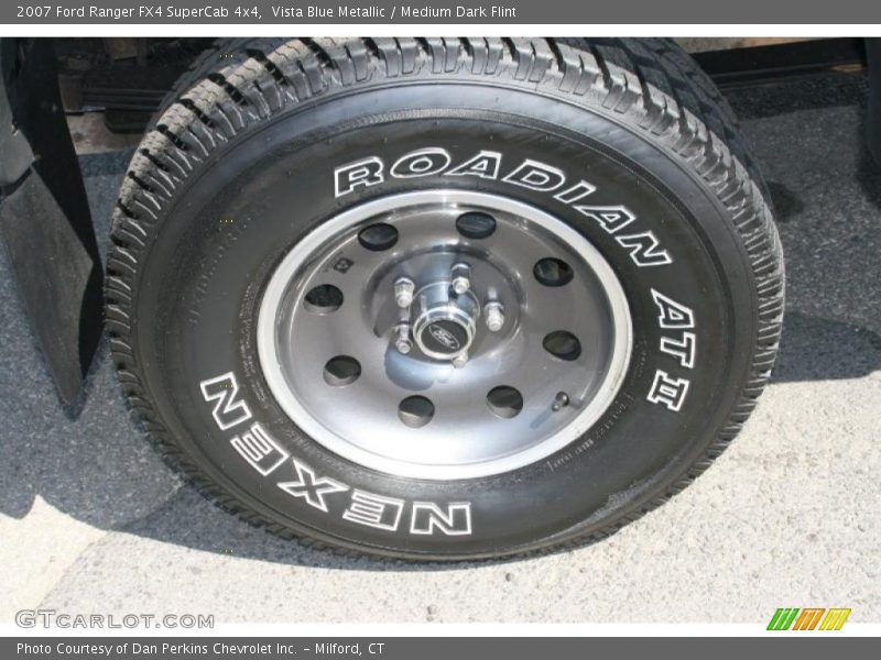 Vista Blue Metallic / Medium Dark Flint 2007 Ford Ranger FX4 SuperCab 4x4