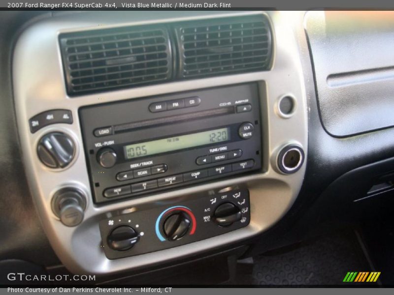 Vista Blue Metallic / Medium Dark Flint 2007 Ford Ranger FX4 SuperCab 4x4