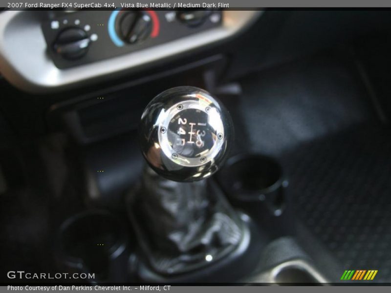Vista Blue Metallic / Medium Dark Flint 2007 Ford Ranger FX4 SuperCab 4x4
