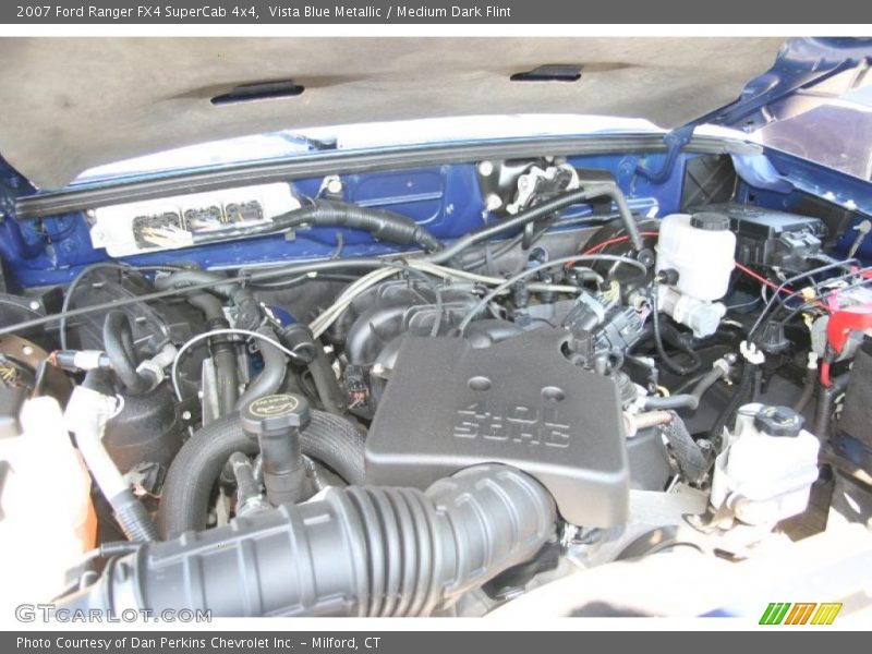 Vista Blue Metallic / Medium Dark Flint 2007 Ford Ranger FX4 SuperCab 4x4