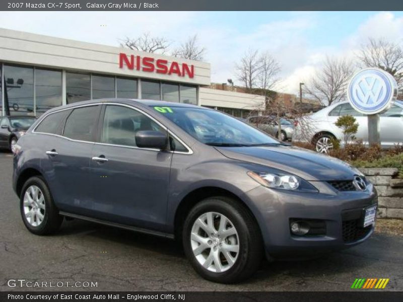 Galaxy Gray Mica / Black 2007 Mazda CX-7 Sport
