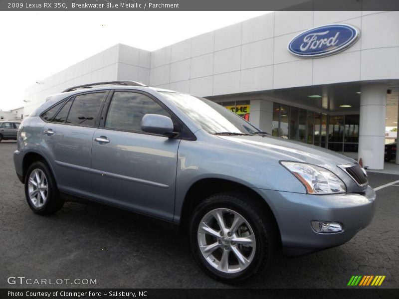 Breakwater Blue Metallic / Parchment 2009 Lexus RX 350