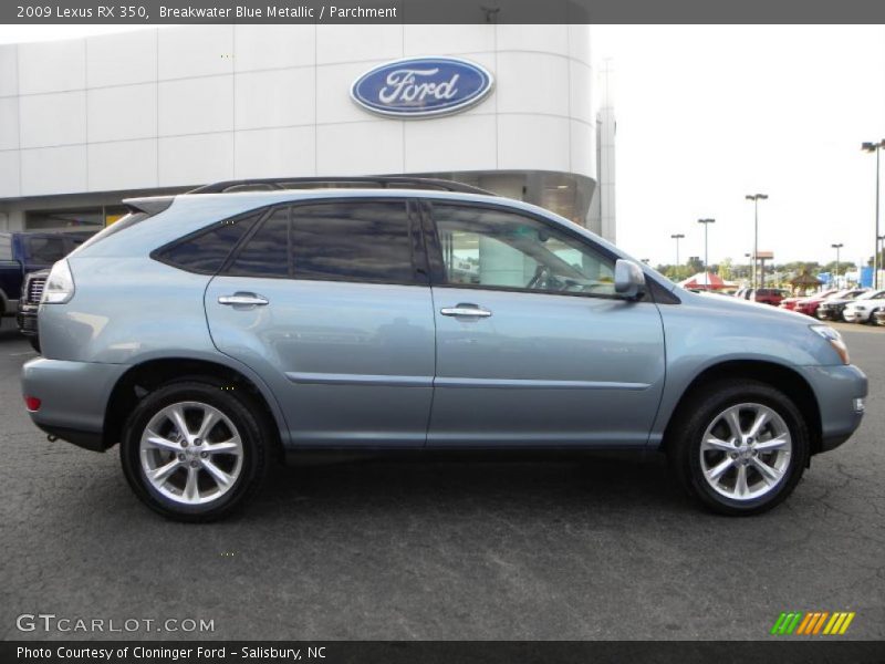 Breakwater Blue Metallic / Parchment 2009 Lexus RX 350
