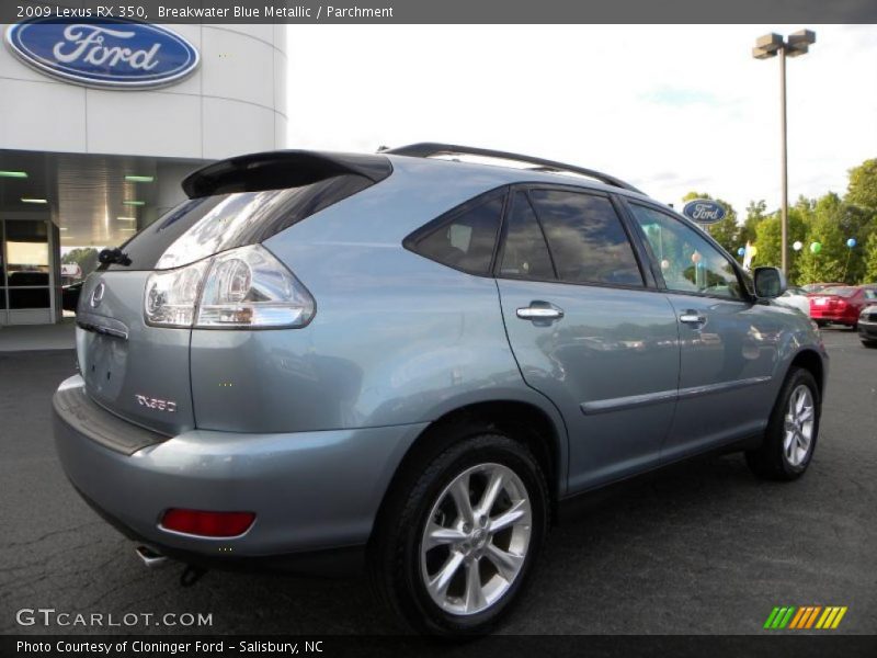 Breakwater Blue Metallic / Parchment 2009 Lexus RX 350