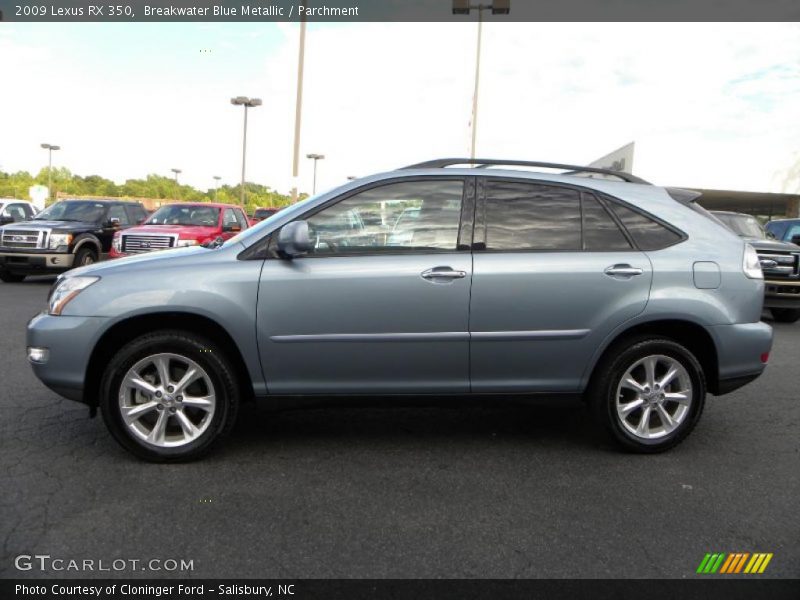 Breakwater Blue Metallic / Parchment 2009 Lexus RX 350