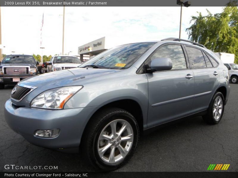 Breakwater Blue Metallic / Parchment 2009 Lexus RX 350